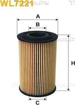 Масляный фильтр WIX Filters для BMW 3 II (E30) 1987-1993. Артикул WL7221