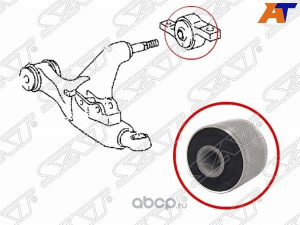 Сайлентблок переднего нижнего рычага задний Без к (SAT). Артикул ST4807630020