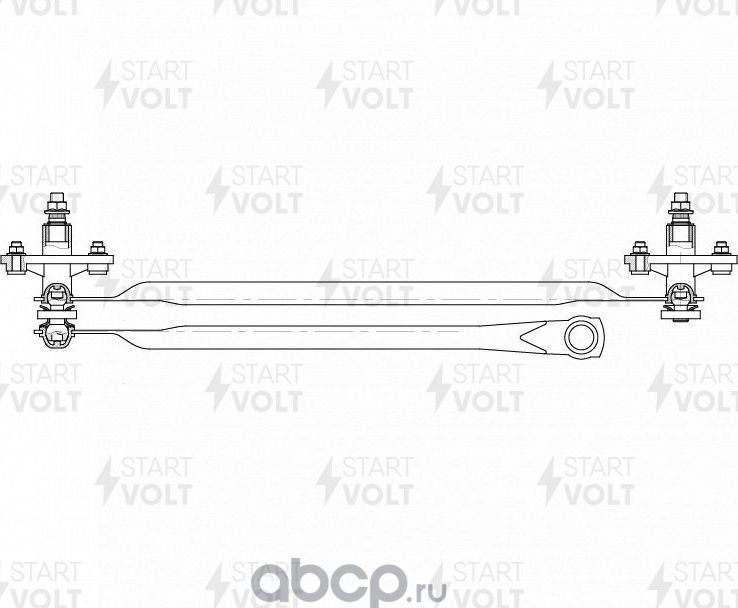 Трапеция стеклоочистителя (дворника) StartVOLT. Артикул VWA 0522