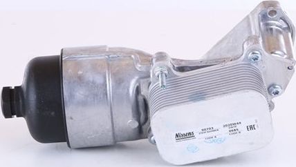 Радиатор масляный (маслоохладитель) для двигателя Nissens (алюминий) для Citroen Nemo I 2008-2015. Артикул 90703