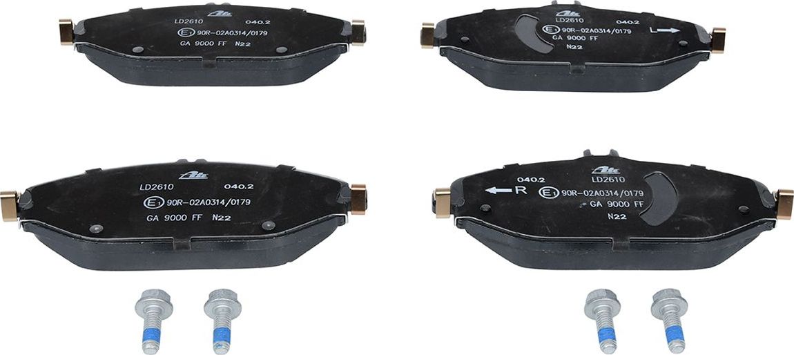 Тормозные колодки ATE Ceramic. Артикул 13.0470-2610.2