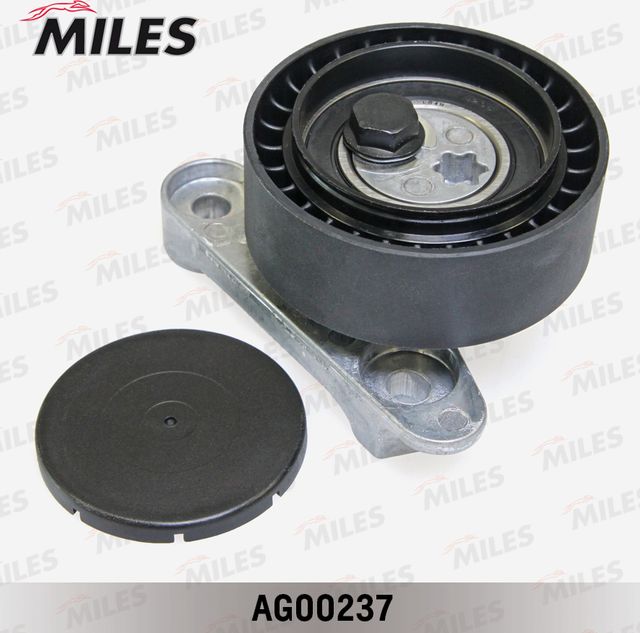 Натяжной ролик (натяжитель) приводного поликлинового ремня Miles. Артикул AG00237