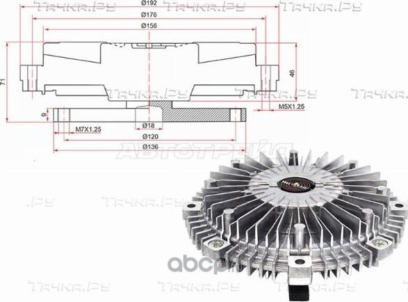 ВИСКОМУФТЫ MITSUBISHI PAJERO V89WPAJERO IV 06- (SAT). Артикул ST1700002