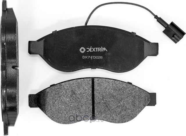 Колодки тормозные передние (Dextrim). Артикул DX7FD028