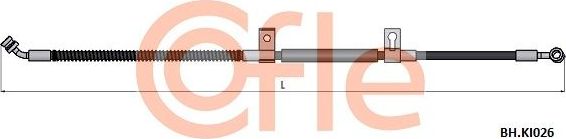 Тормозной шланг Cofle. Артикул 92.BH.KI026