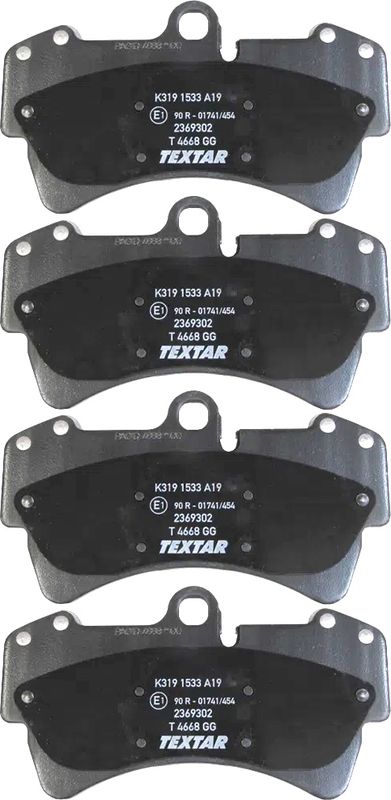 Тормозные колодки Textar. Артикул 2369302