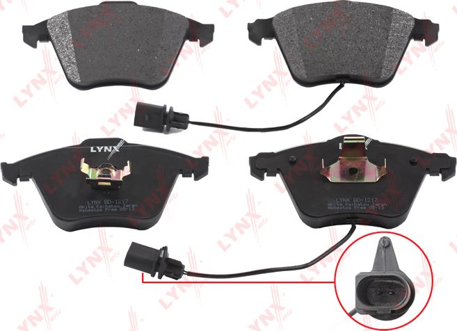 Тормозные колодки LYNXauto. Артикул BD-1217