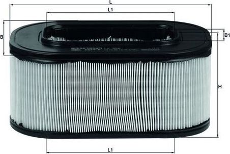 Воздушный фильтр Mahle. Артикул LX 558