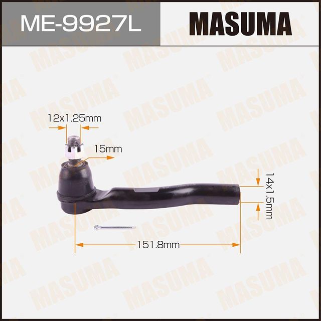 Наконечник рулевой тяги Masuma. Артикул ME-9927L