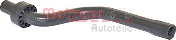 Патрубок радиатора (системы охлаждения) Metzger (EPDM (Этилен-пропиленовый каучук)). Артикул 2420335