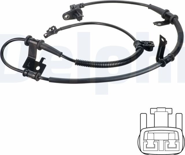 Датчик ABS Delphi для Kia Soul I 2009-2014. Артикул SS20535
