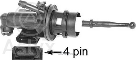 Главный цилиндр, система сцепления (Aslyx) Aslyx. Артикул AS203209