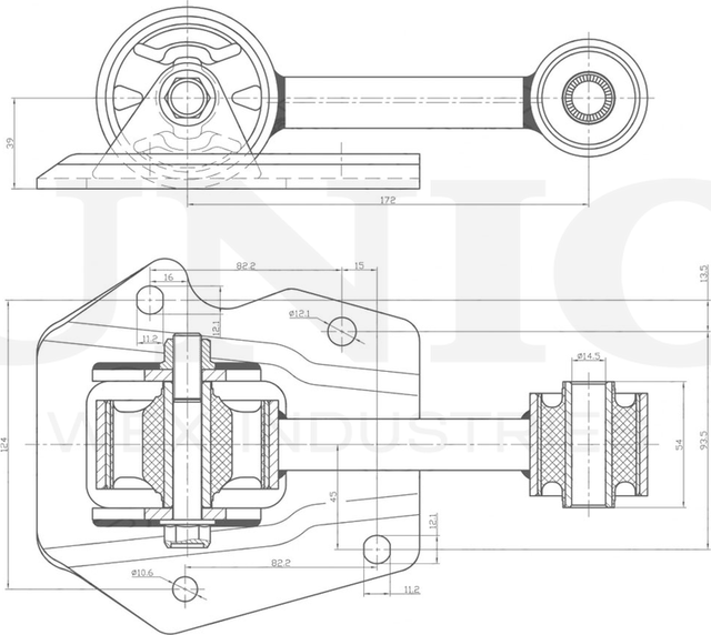 Опора двигателя (Unio). Артикул RMP-15156