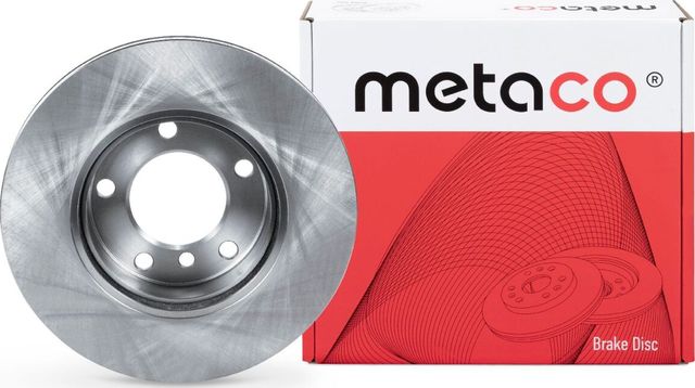 Диск тормозной передний вентилируемый (Metaco). Артикул 3050115