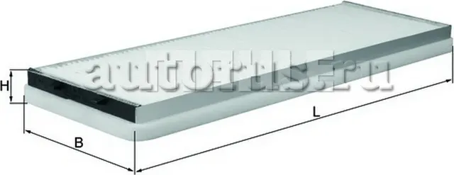 Фильтр салонный (Mahle/Knecht). Артикул LA12