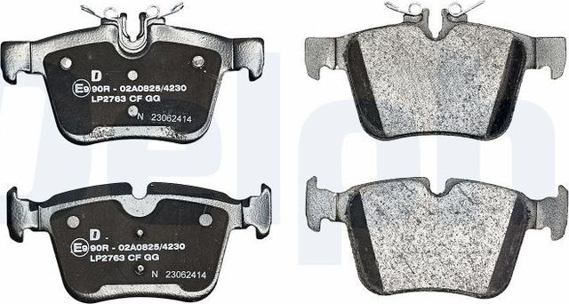 Тормозные колодки Delphi (Low-Metallic). Артикул LP2763