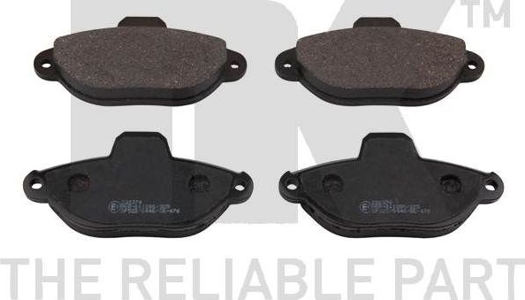 Тормозные колодки NK передние для Fiat Panda II 2003-2012. Артикул 222374