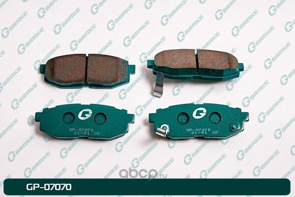 Колодки тормозные дисковые (G-Brake). Артикул GP07070