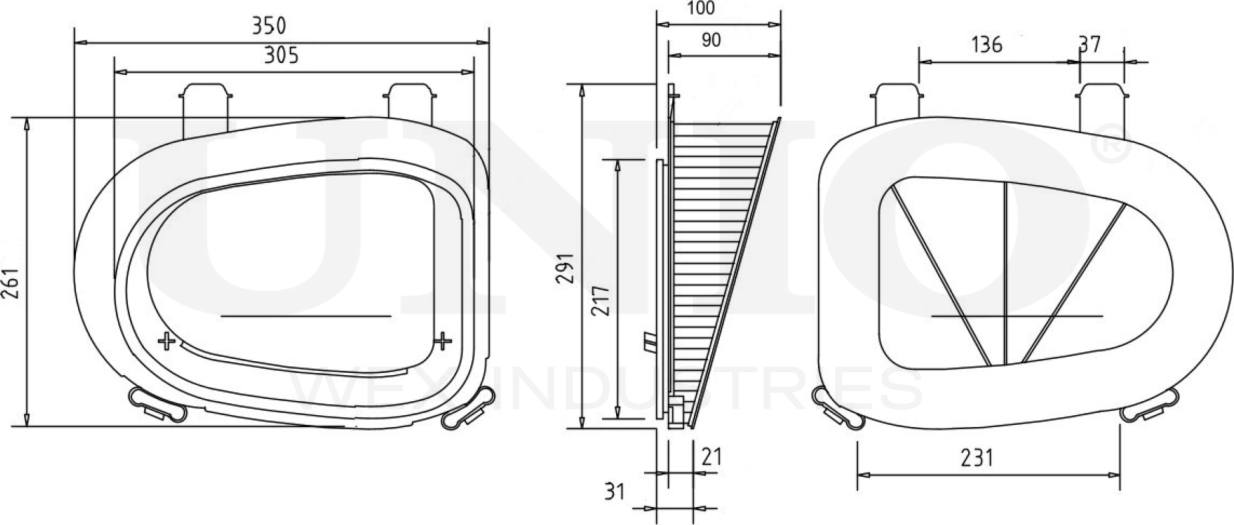Фильтр воздушный (Unio). Артикул FLT-10241