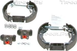Тормозные колодки Bosch SuperPro задние для Chevrolet Spark II 2005-2010. Артикул 0 204 114 629