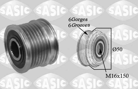 Муфта генератора обгонная Sasic. Артикул 1676021