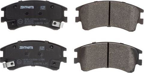 Тормозные колодки Zentparts. Артикул Z07382