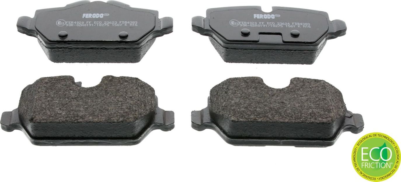 Тормозные колодки Ferodo Premier Eco Friction. Артикул FDB4383