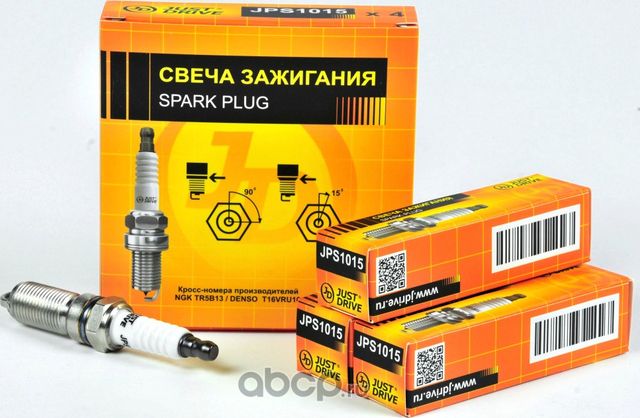 Свеча зажигания /TR5B13/T16VRU10 (Just Drive). Артикул JPS1015