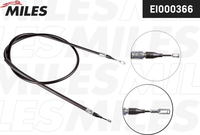Трос ручника (тросик ручного тормоза) Miles задний левый для Audi A8 I (D2) 1994-2002. Артикул EI000366