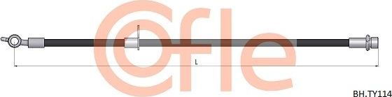 Тормозной шланг Cofle. Артикул 92.BH.TY114