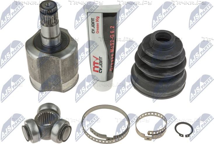 Шрус внутренний (граната) NTY для Volvo S80 I 1998-2006. Артикул NPW-VV-087