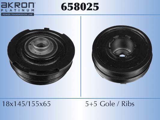 Шкив коленвала Malo. Артикул 658025