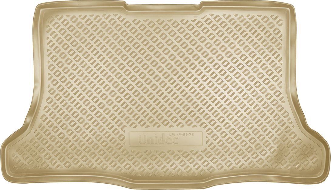 Коврик Норпласт для багажника Nissan Tiida хэтчбек C11 2007-2014 БЕЖЕВЫЙ. Артикул NPL-P-61-75-B