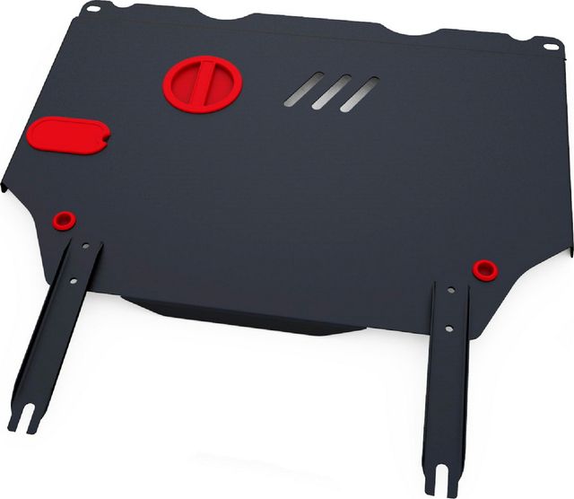 Защита АвтоБРОНЯ для картера и КПП Great Wall Hover M2/M4 FWD МКПП 2010-2017. Артикул 111.02011.1