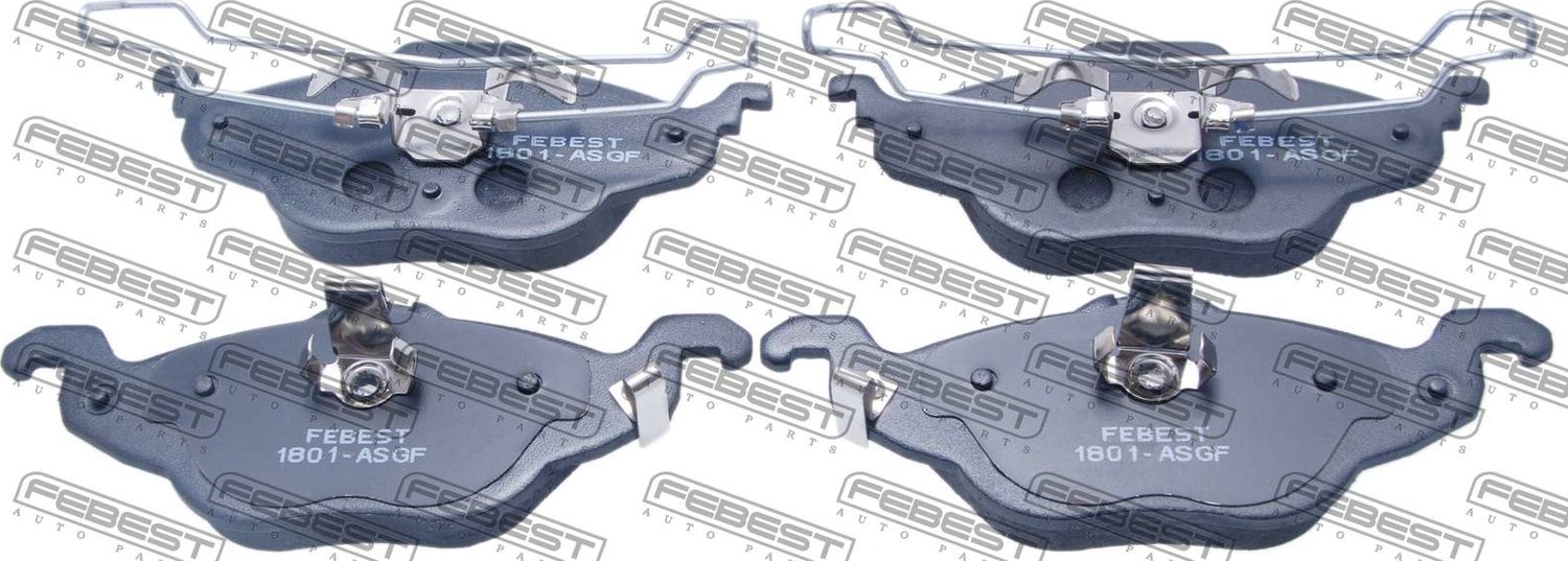 Тормозные колодки Febest. Артикул 1801-ASGF