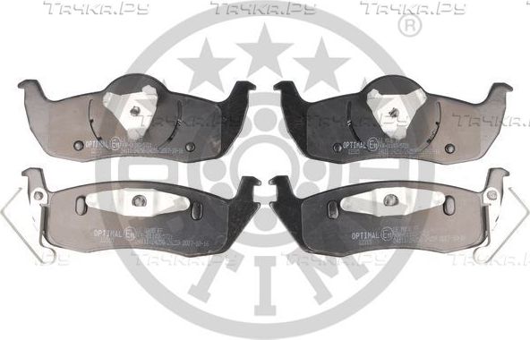 Тормозные колодки Optimal задние для Jeep Grand Cherokee II (WJ) 2004-2005. Артикул 12315