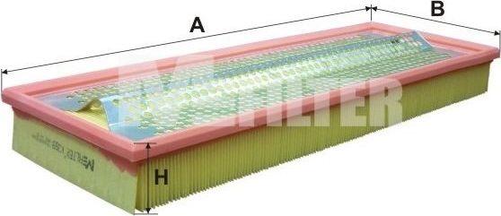 Воздушный фильтр MFilter для Mercedes-Benz W124, A124 1984-1993. Артикул K 359