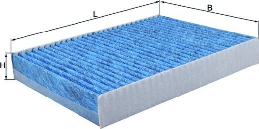 Салонный фильтр Mahle CareMetix®. Артикул LAO 686