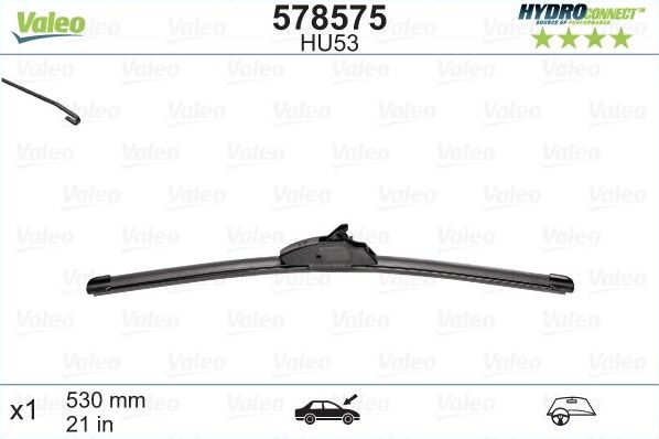 Щетка стеклоочистителя (дворник) Valeo HYDROCONNECT UPGRADE. Артикул 578575