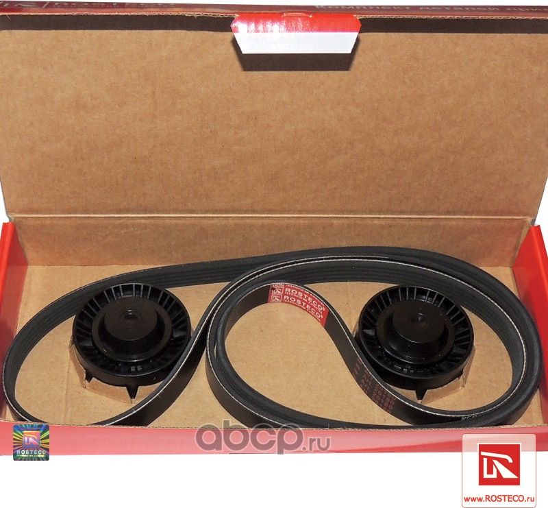 Ремень поликлиновый+ролик (Rosteco). Артикул 20226