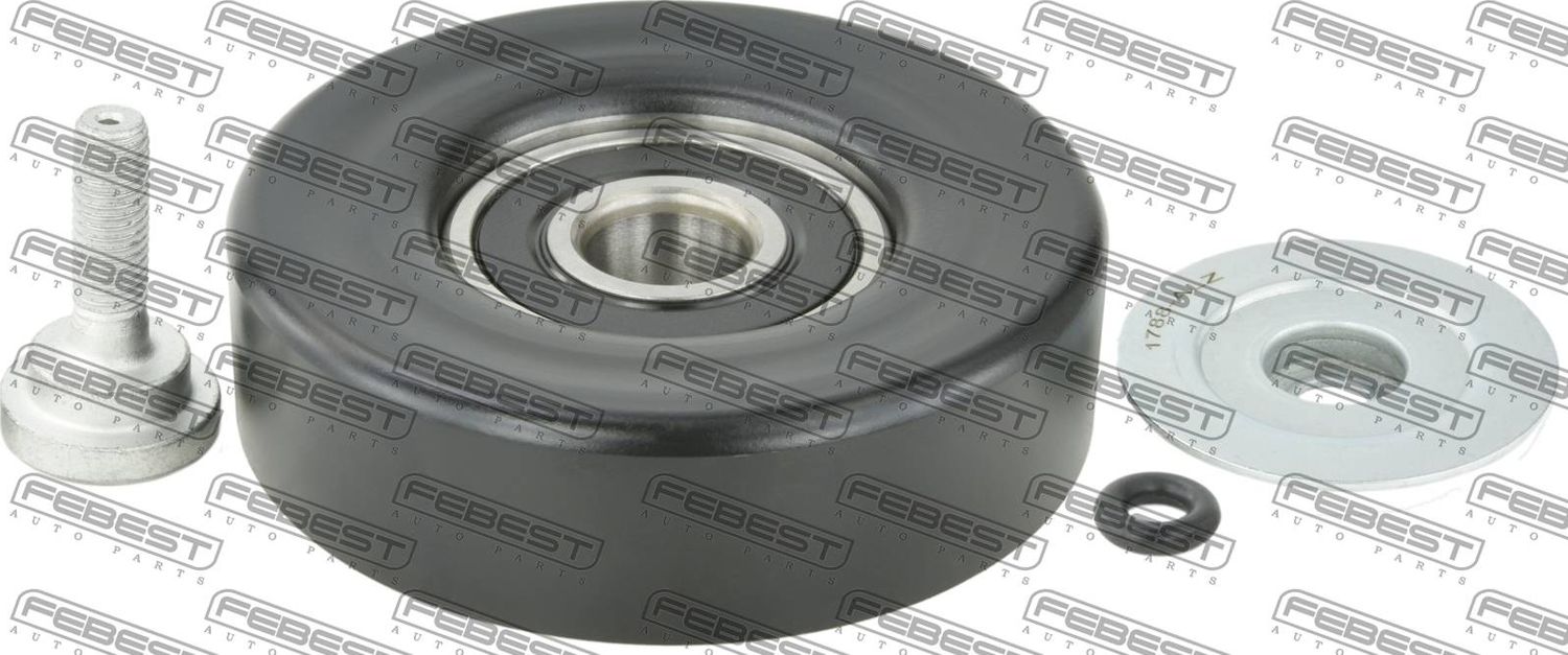 Направляющий (ведущий) ролик приводного поликлинового ремня Febest. Артикул 1788-ALZ