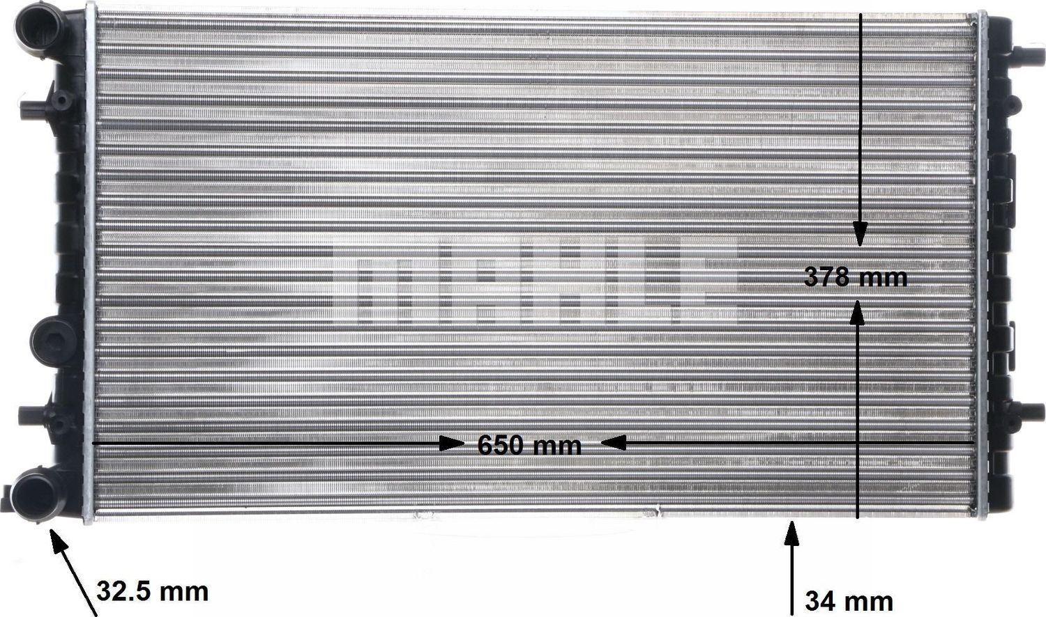 Радиатор охлаждения двигателя Mahle Behr. Артикул CR 477 001S