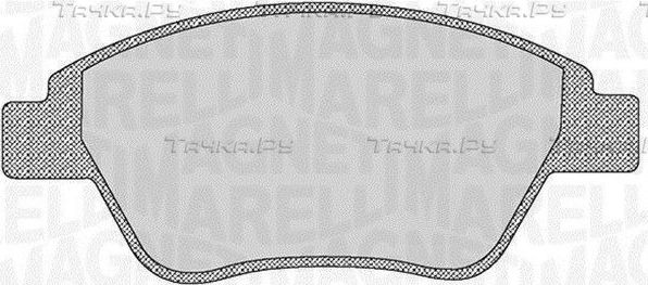 Тормозные колодки Magneti Marelli. Артикул 363916060176