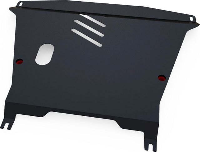 Защита АвтоБРОНЯ для картера и КПП Fiat Panda II 2003-2012. Артикул 111.01704.1