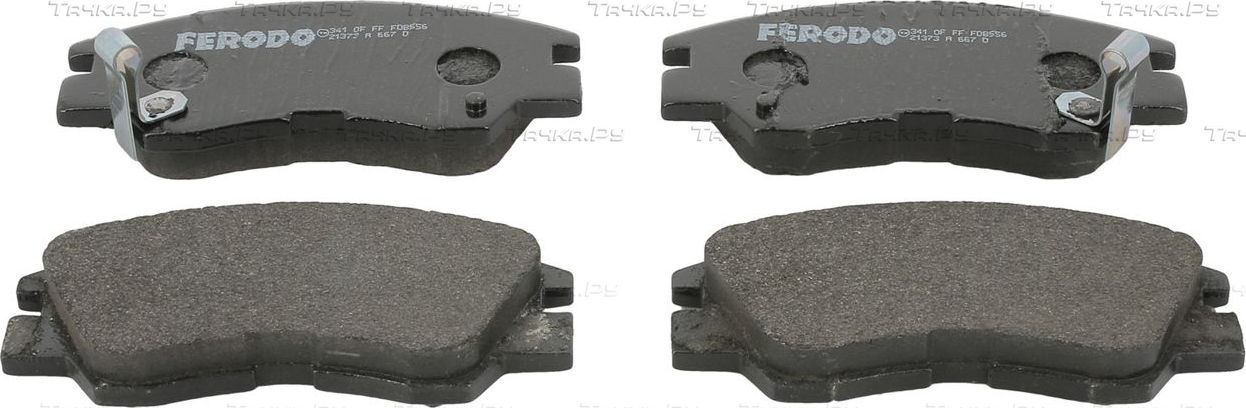 Тормозные колодки Ferodo Premier Eco Friction передние для Mitsubishi Pajero I 1983-1991. Артикул FDB556