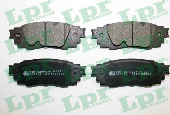 Тормозные колодки LPR. Артикул 05P2220