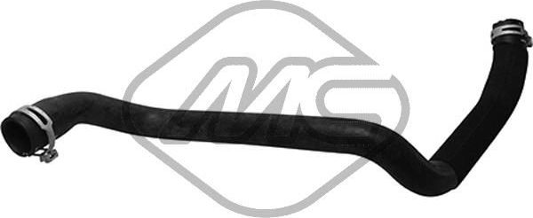 Патрубок радиатора (системы охлаждения) Metalcaucho. Артикул 97257