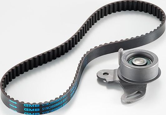 Ремень ГРМ с роликами (комплект) GMB для Mitsubishi Colt II (C10) 1986-1988. Артикул GKM0009