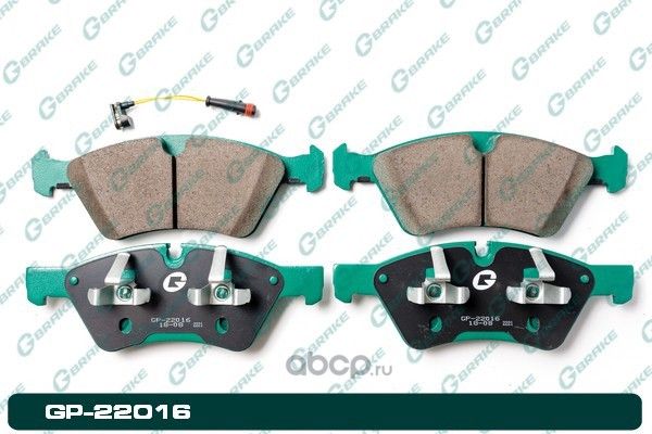 Колодки тормозные дисковые (G-Brake). Артикул GP22016