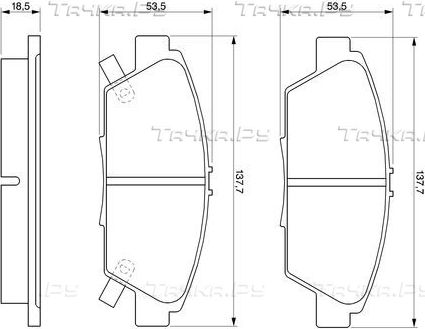 Тормозные колодки Bosch. Артикул 0 986 424 289